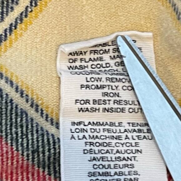 Woolrich Shirt Flannel Plaid Mens Size Medium M Long Sleeve Button Down Cotton - Picture 9 of 10